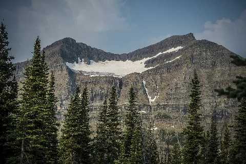 Piegan Glacier On Piegan Mountain