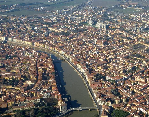 Pisa Veduta Dall'aereo 4