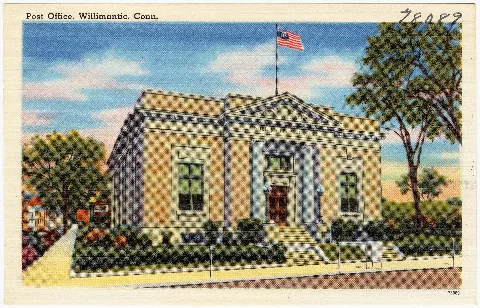 Post Office, Willimantic, Conn (78089)