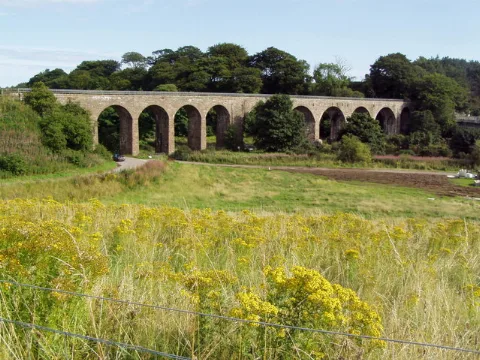 Railway Viaduct From Road Junction Geograph.org.uk 935013