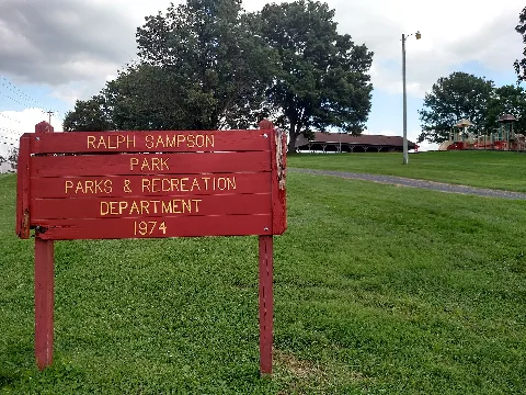 Ralph Sampson Park Sign And Playground