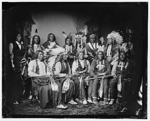 Red Cloud And Other Sioux