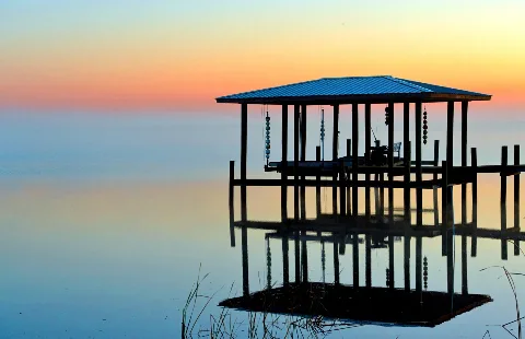 River At Sunrise, East Palatka, Florida