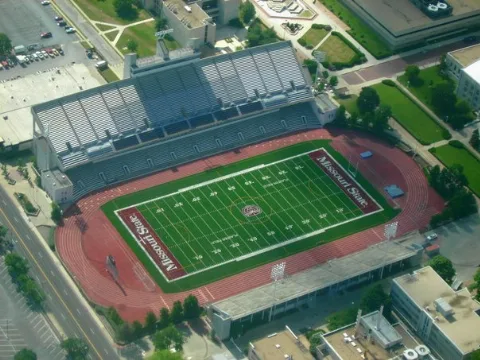 Robert W. Plaster Stadium, Missouri Stste University, Aerial