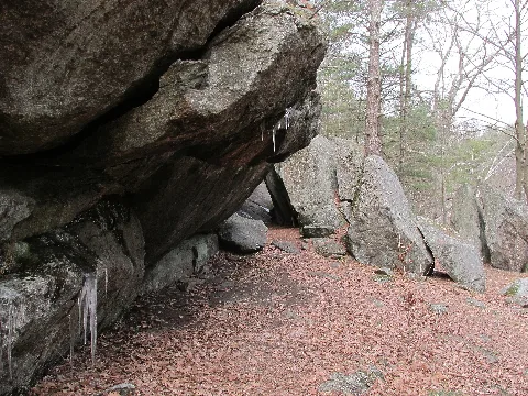 Rock Shelter, Rock House Reservation, West Brookfield Ma