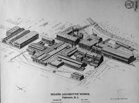 Rogers Locomotive Works Plant 1906 03 28