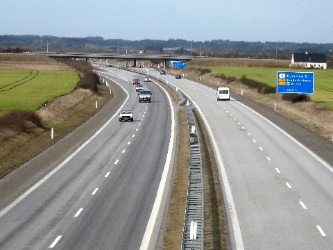 Route E39 In Denmark (Hjoerring) Ubt