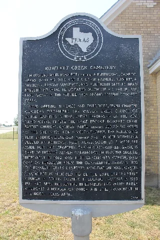Rowlett Creek Cemetery, Collin County, Texas Historical Marker (7509323604)