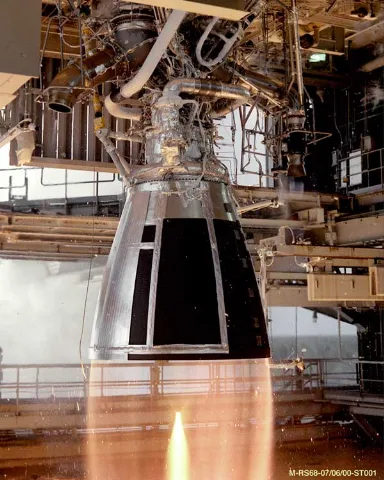 Rs 68 Rocket Engine Test