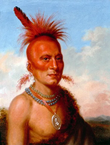 Sharitarish Wicked Chief By Charles Bird King, C1822