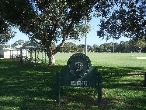 Sign Of The Mount Claremont Oval In Mount Claremont, Western Australia