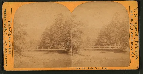 Sitka. Indian River Bridge, From Robert N. Dennis Collection Of Stereoscopic Views