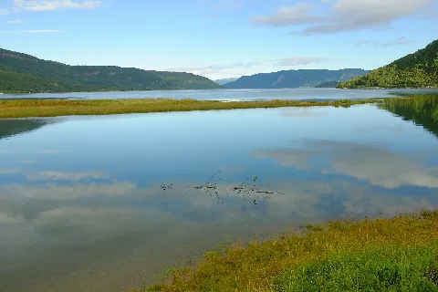 Skansenøyra Nature Reserve Seen From Saltnes