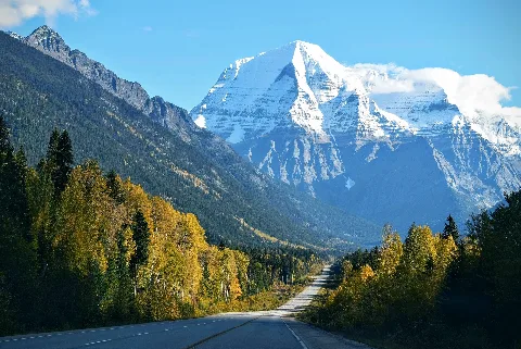 Snow Covered Mountains In Mount Robson (Unsplash)
