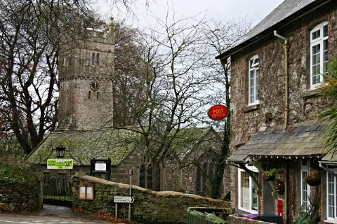 St Dominick Post Office And Church Geograph.org.uk 292220