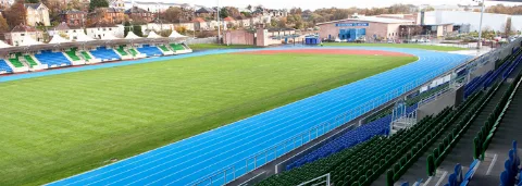 Stadium Track And Pitch