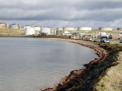 Sullom Voe Oil Terminal, Shetland Geograph.org.uk 145000