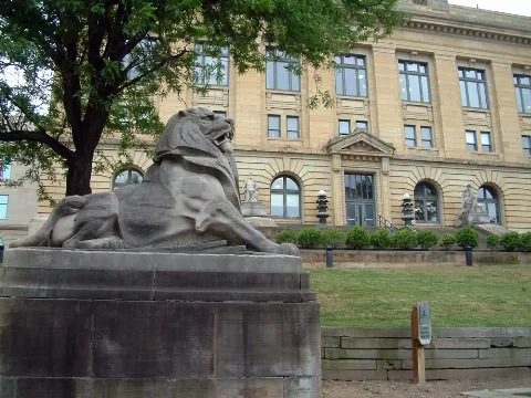 Summit County Courthouse, Akron, Oh, Usa