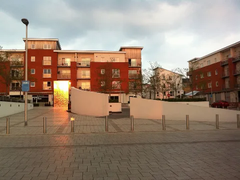 Sunset At Kennet Island Piazza