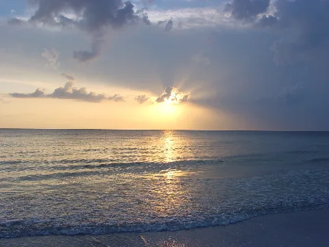 Sunset On North Beach At Fort De Soto Park