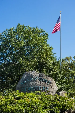 Swan Point Cemetery Entrance