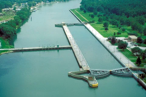 T J Obrien Lock And Dam