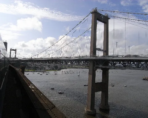 Tamar Bridge From Train