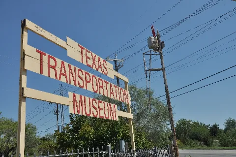 Texas Transportation Museum Sign