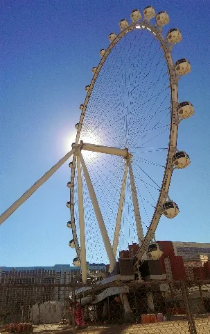 The High Roller Under Construction In January 2014