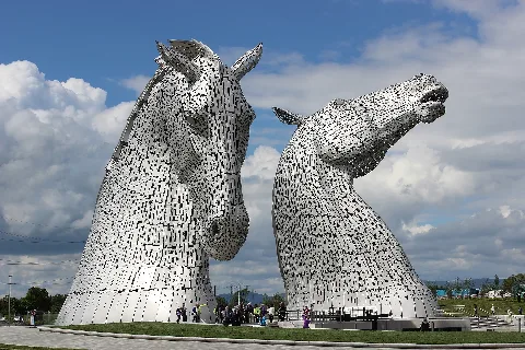 The Kelpies At The Helix In Falkirk, Scotland, June 2014