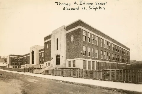 Thomas A. Edison School 403002049 City Of Boston Archives