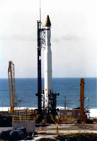 Thorad Agena D Launching Poppy Satellite