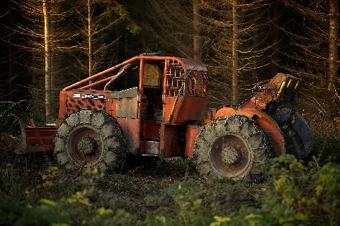 Timberjack 225D Skidder In Norway