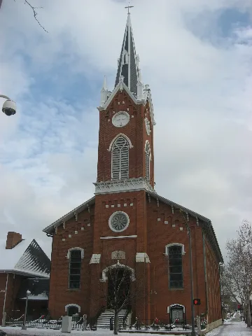 Trinity German Evangelical Lutheran Church, Front