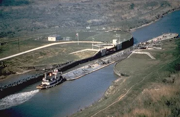 Tug & Barges On Gulf Intracoastal Waterway