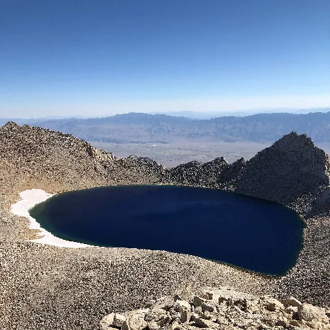 Tulainyo Lake From Mount Russell