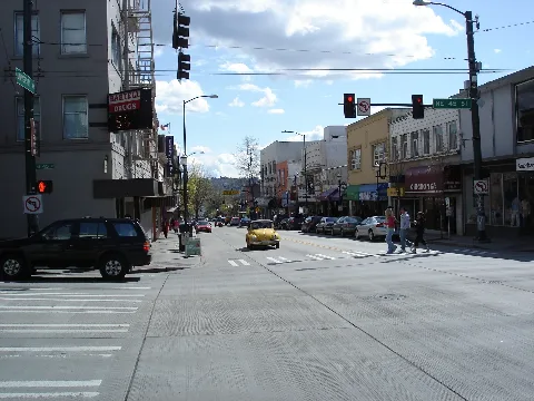 University Way (The Ave) Southbound From Ne 45Th Street