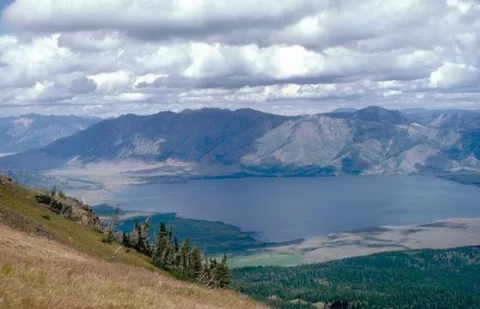 Us Id Fremont Henrys Lake Aerial