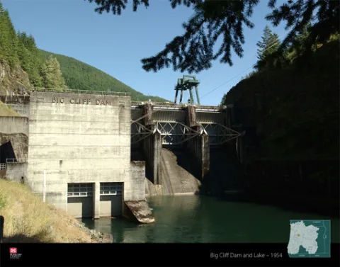 Usace Big Cliff Dam Close