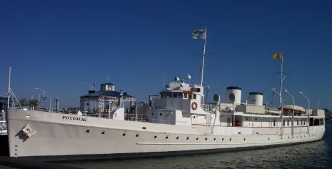 Uss Potomac At Oakland