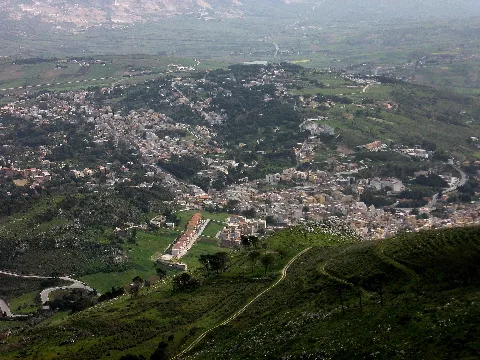 Valderice Seen From Erice