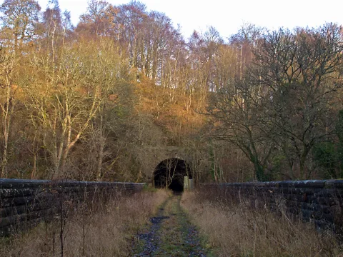 Viaduct And Tunnel On Disused Railway At Glenfarg Geograph.org.uk 3232630