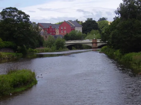 Victoria Bridge, Road Bridge Over Tyne At Haddington Geograph.org.uk 658088