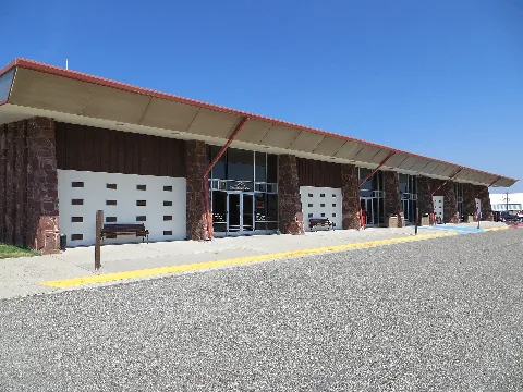 West Yellowstone Airport Back View
