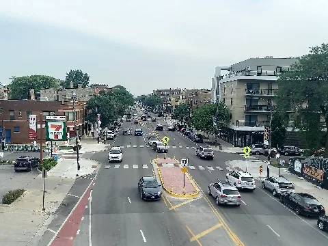 Western Ave At Cta Brown Line July 2025