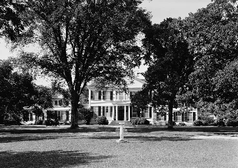 Wye House, View Of Front, Habs