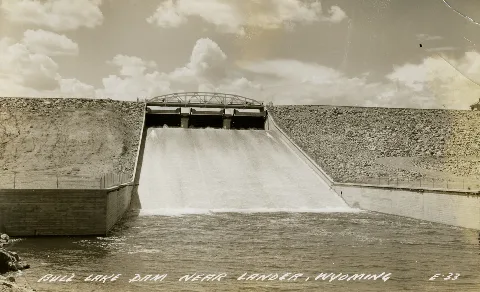 (Wyoming A 0176) Bull Lake Dam