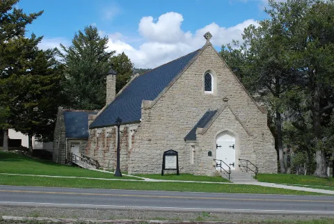 Yellowstone National Park Mammoth Hot Springs Historic Fort Yellowstone Chapel