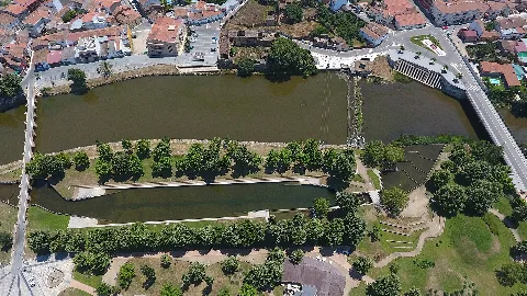 Zona Del Rio De Moraleja (Cáceres), A Vista De Pájaro