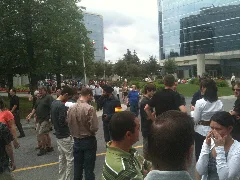 2010 Central Canada Earthquake Evacuation In Ottawa